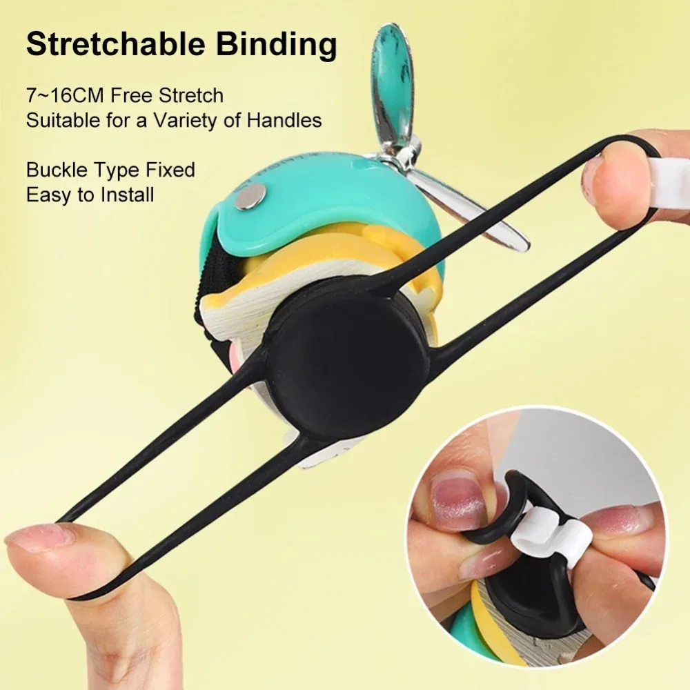 مع ضمادة هريرة المقود زخرفة معدات ركوب الخيل لعبة دراجة نارية ركوب صنبور ديكور الخيزران اليعسوب الدراجة الملحقات #3