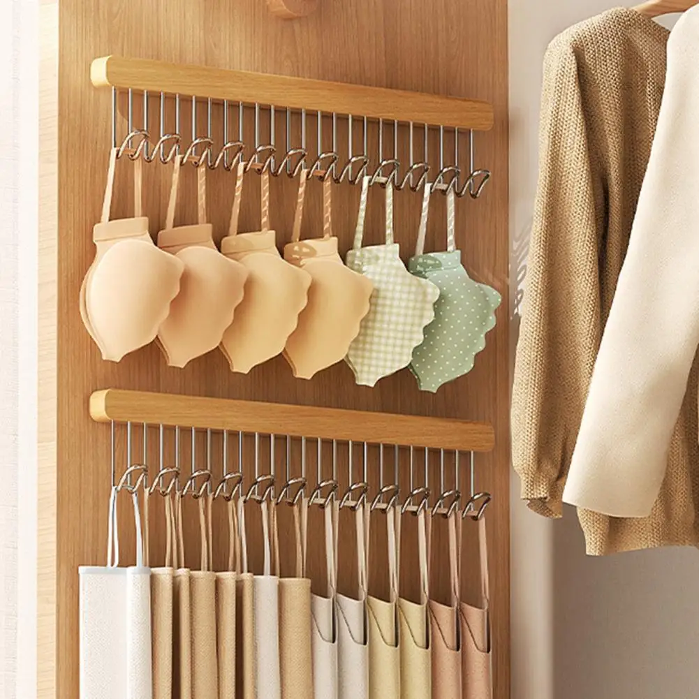 Pull-out Garment Hanger Multifunctional Clothes Hanger Organizer with Pull-out Style for Underwear Vests Strong Load-bearing