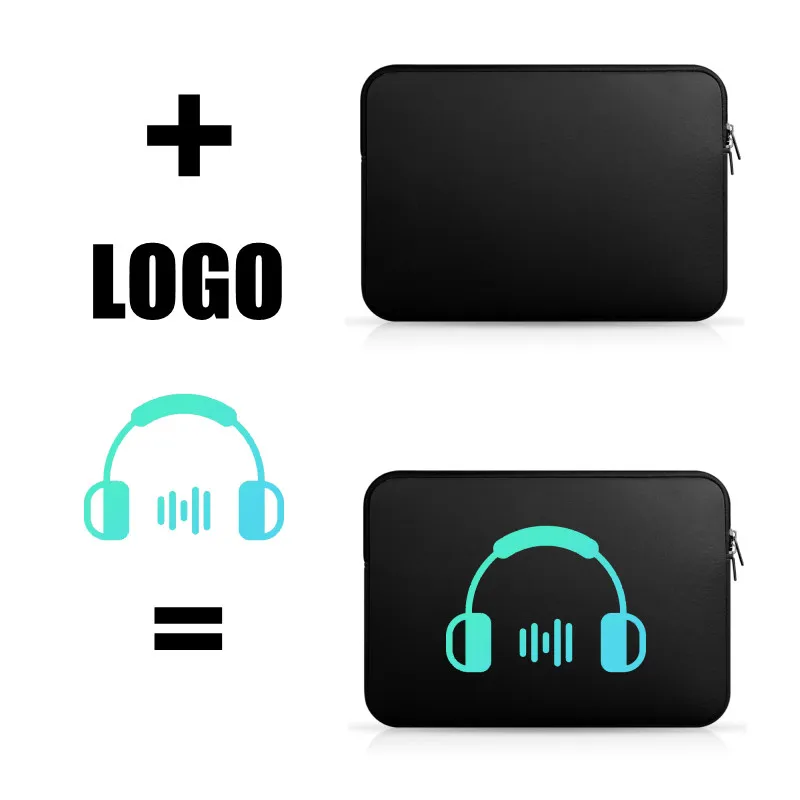 Portable Custom Logo Laptop Case 11 12 13 14 15 Inch Waterproof Dsleeve Case M1 Air Pro for HP Dell Asus Shockproof case DIY