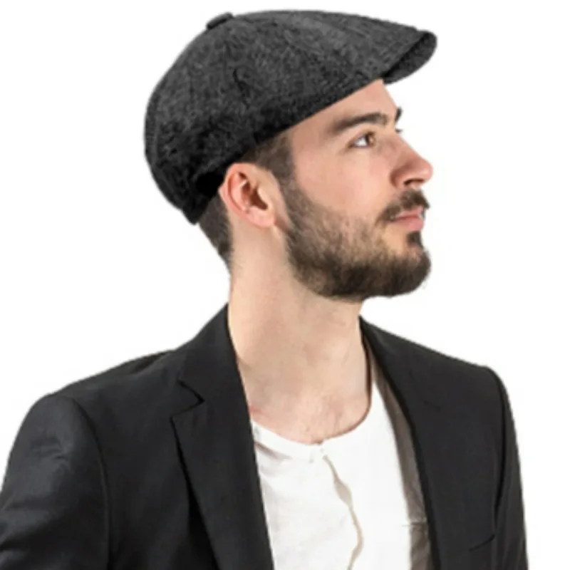 Retro Cotton Linen Beret Classical Literary Atmosphere Hat Simple Artistic Stripe Cap Men Women Multicolor Lightweight Berets