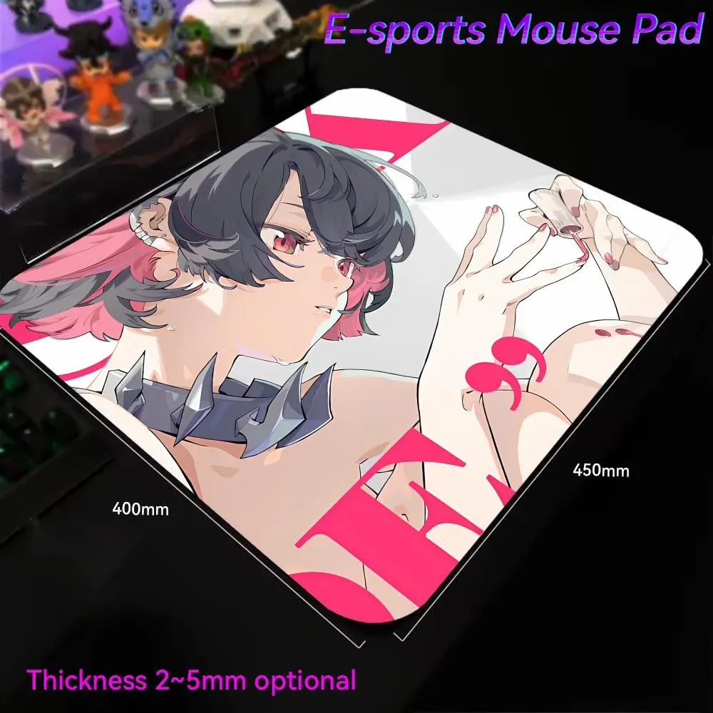 Z_zenless Z_zone Z_zero Mouse Pad Small Mouse Pad Wrist Tapete Para Mouse Protector Mouse Pad Hentai 450x400 E-Sports Offices Ac