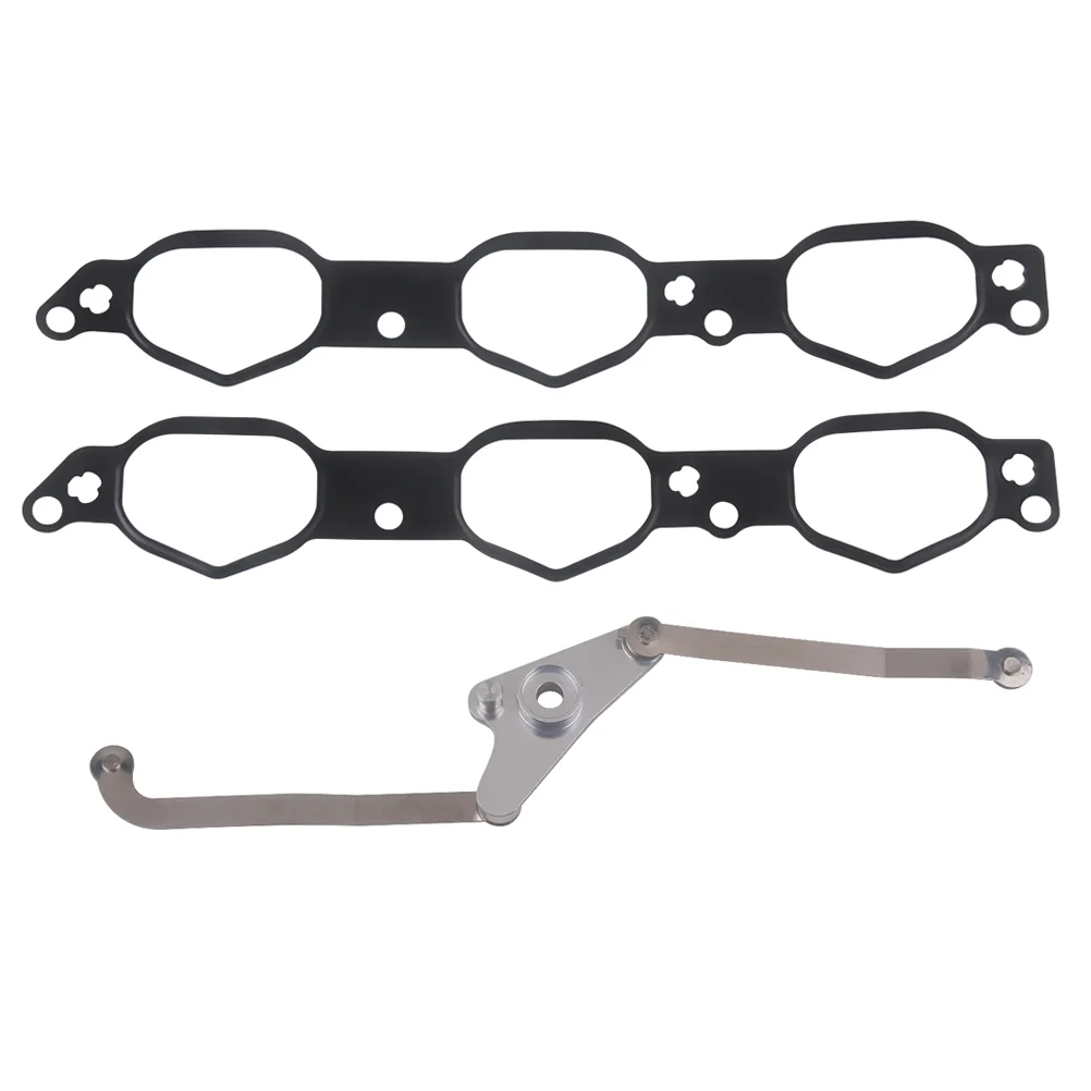 

1 Set Intake Manifold Rod Intake Manifold Repair Gasket Air Flap Runner Lever Runner Lever Gasket Kit