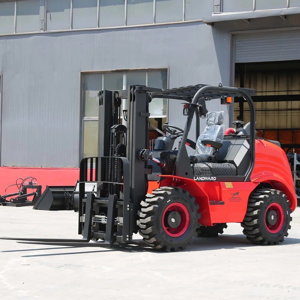 

Manufacturers 6000 KG All Terrain Off-Road Forklift 6 Ton Hydraulic Lift Diesel Power Forklift China Euro 5 Forklift Customized
