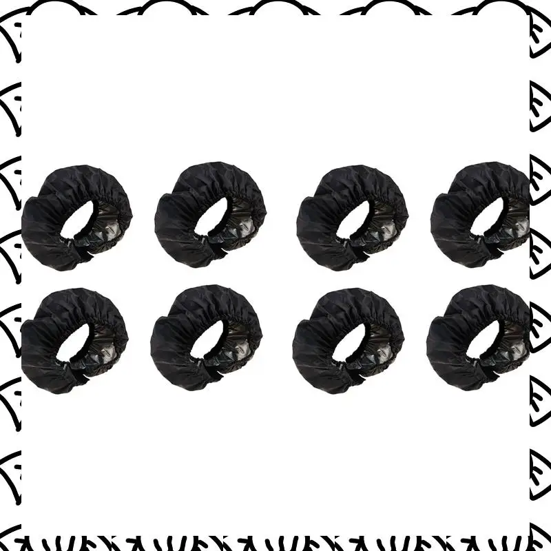 

A71Z 8X Baby Stroller Wheel Cover Dustproof Wheelchair Tire Protector Infant Pushchair Pram Wheel Anti-Dirty Cover 25CM