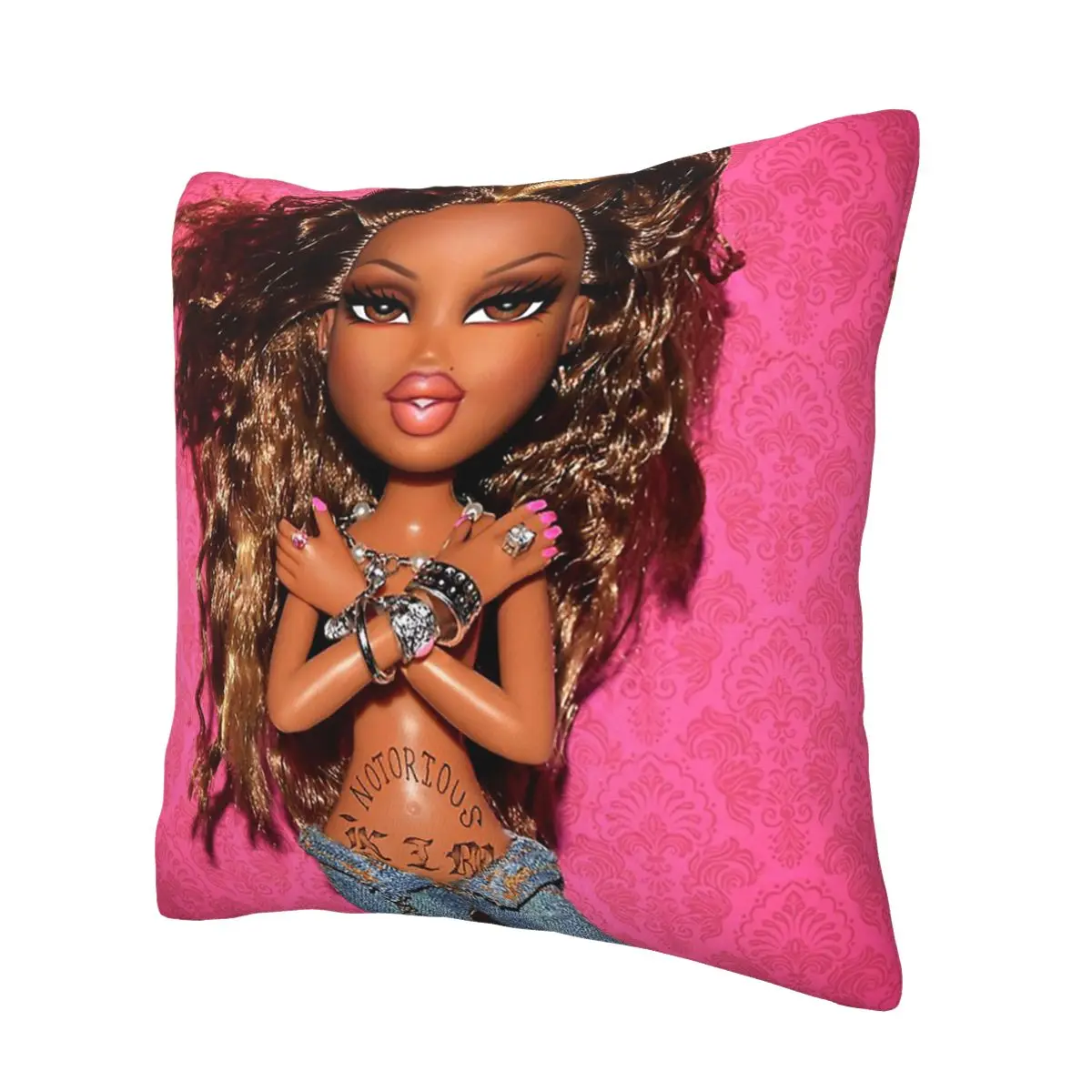 BRATZ Notorious KIM Lil Kim y2k Pillowcase Soft Cushion Cover Decor Pillow Case Cover for Sofa Double-sided Printed