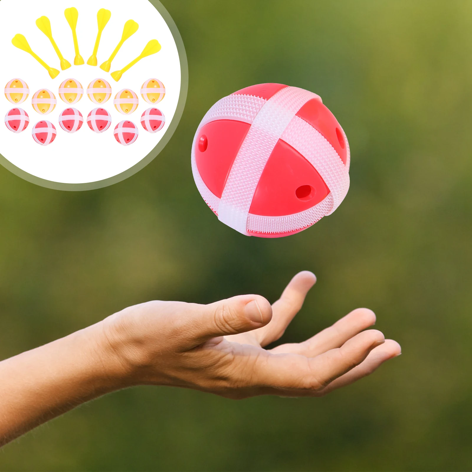 

18 Pcs Dart Sticky Ball Set Game Balls for Kids Sports Child Gifts