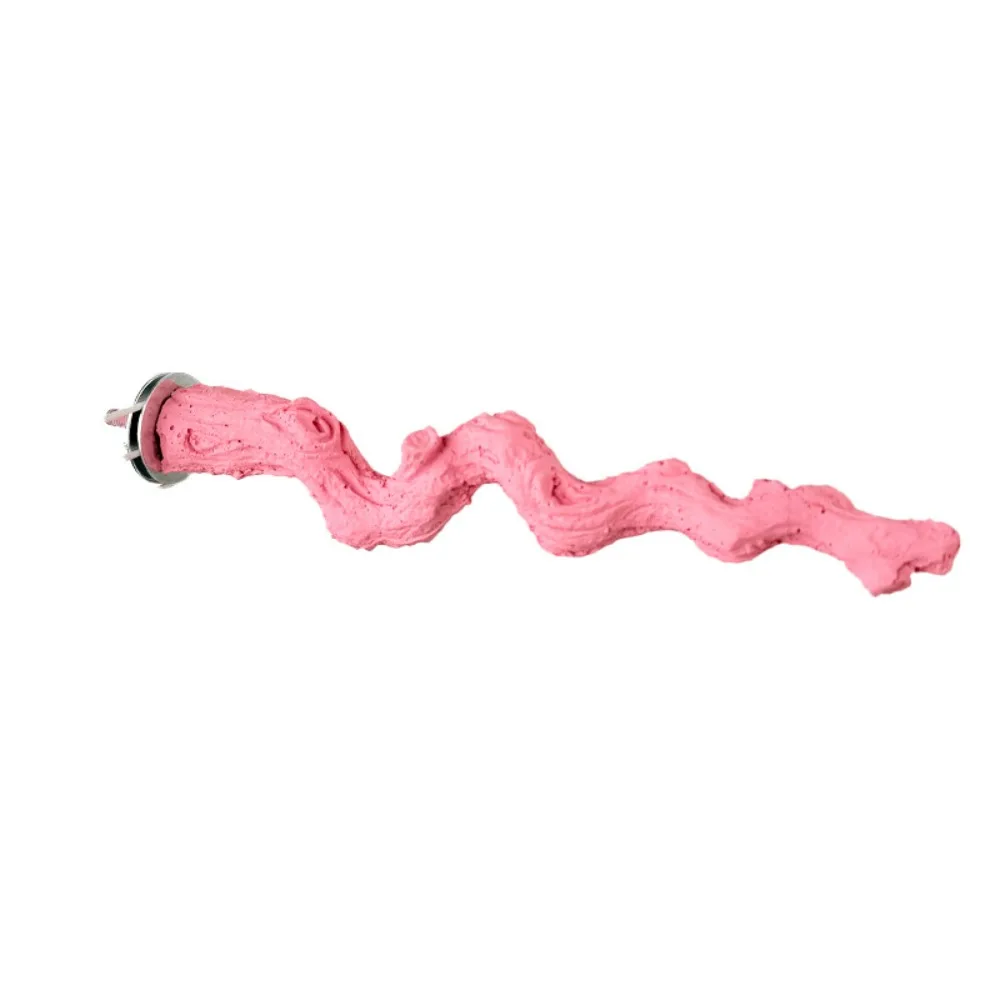Rough-Surfaced Paw Grinding Stick Suction Cup/Screw Fixation Non-slip Reptile Climbing Branch Easy Installation Wear-resistant