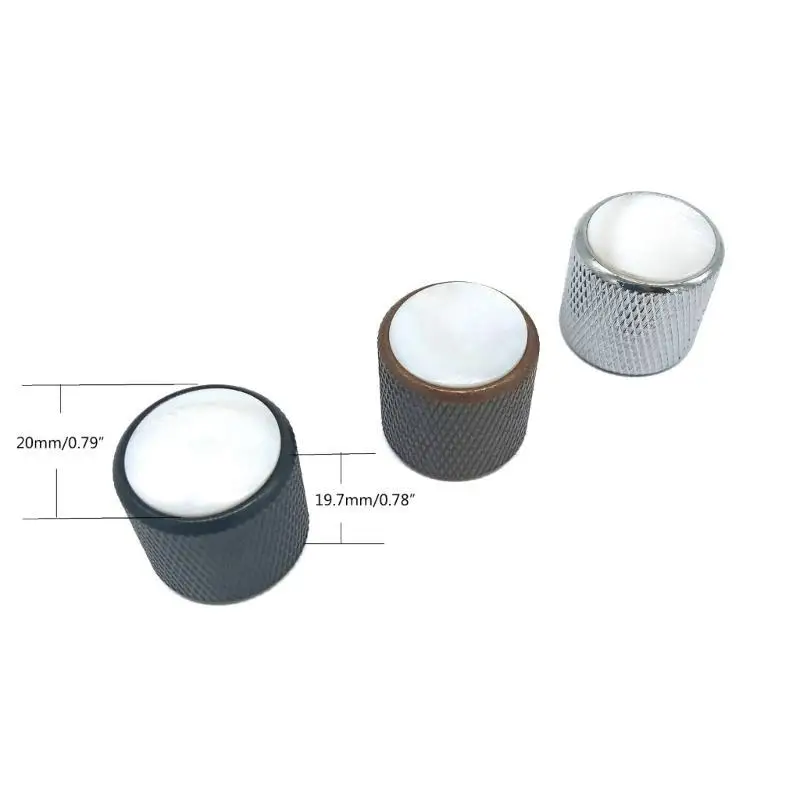 652F مقبض الجيتار الروتاري التحكم الإلكتروني الجهد المقبض التحكم في مستوى الصوت مقبض مقبض الغيتار الكهربائي ، مقابض التبديل #6