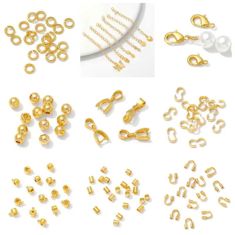 20-50mm 14K vergoldete Kugelstifte/Augenstifte/Flachkopfstifte für die Schmuckherstellung, Messingdrahtstifte, DIY-Schmuckstifte Zubehör. – Detail 2