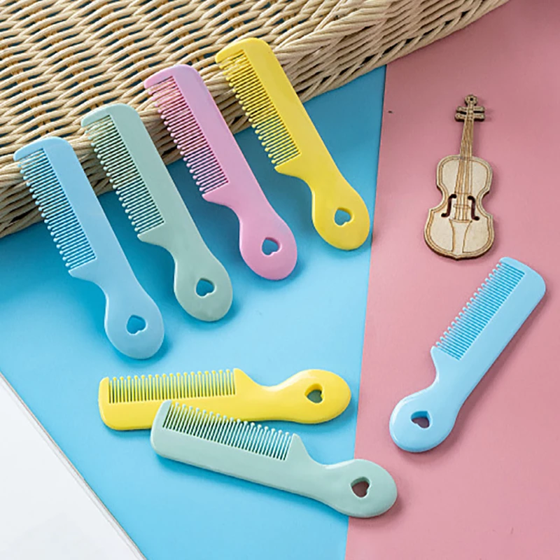 

Милая кавайная однотонная детская щетка для волос с круглыми зубцами, расческа для ванны, распутывающая расческа, инструменты для ухода за здоровьем для новорожденных детей