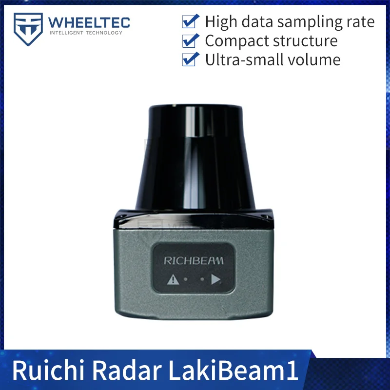 Ruichi lidar LakiBeam1 soporte inteligente de una sola línea, mapeo y evitación de obstáculos, grado industrial, 25m, rango de 30Hz