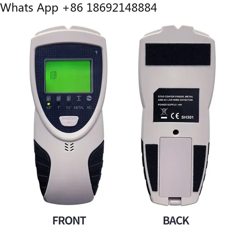 New 5-in-1 Wall Detector for Metal Wood Wire Stud Detection All English