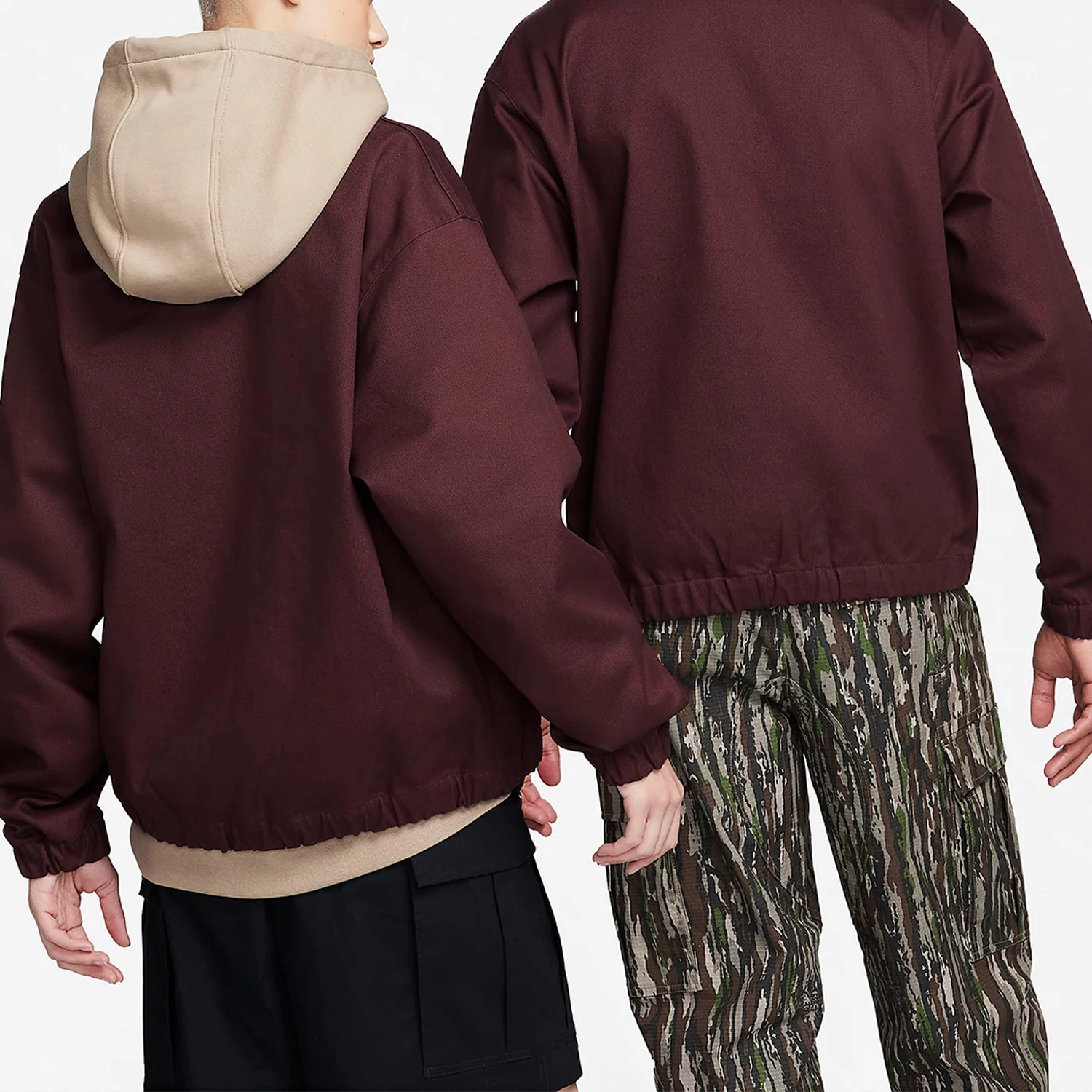 Nike genuine autumn and winter new men's and women's woven twill skateboard jacket jacket jacket FQ0407-652