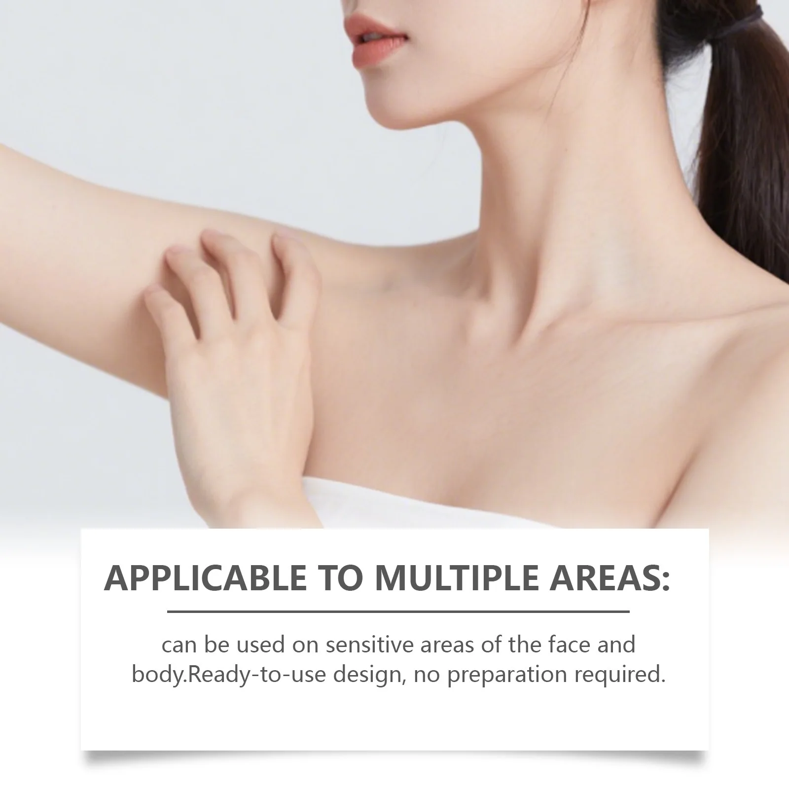 OceAura No Shave كريم إزالة الشعر فيتامين E إزالة الشعر غير المؤلم السلس الحساسة العناية بالبشرة زبدة الشيا إزالة كريم الشعر #4