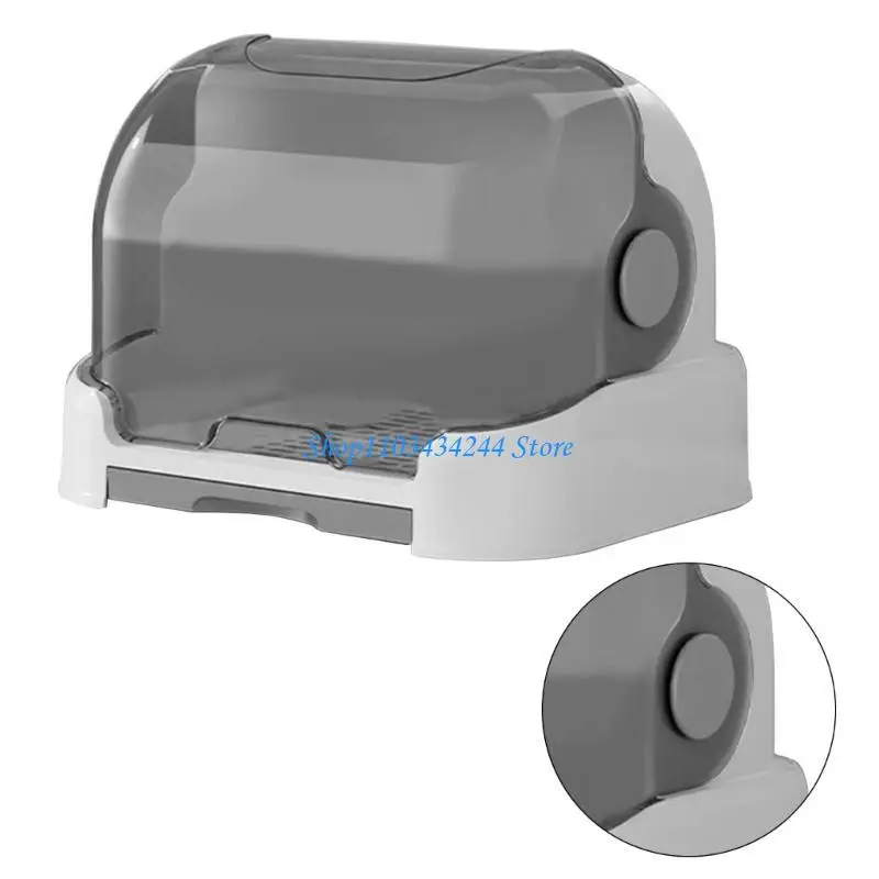 منظمات الزجاجات الموفرة للمساحة مع غطاء على سطح الطاولة وحقيبة تخزين الزجاجات الواقية سهلة التنظيف والتخزين #5