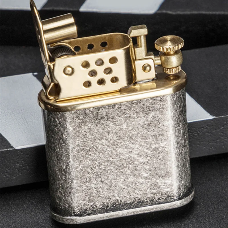 Zorro High End Kerosene Windproof Lighter Brass Liner Bounce Automatic Ignition Smoking Men'S Creative Novel Gift