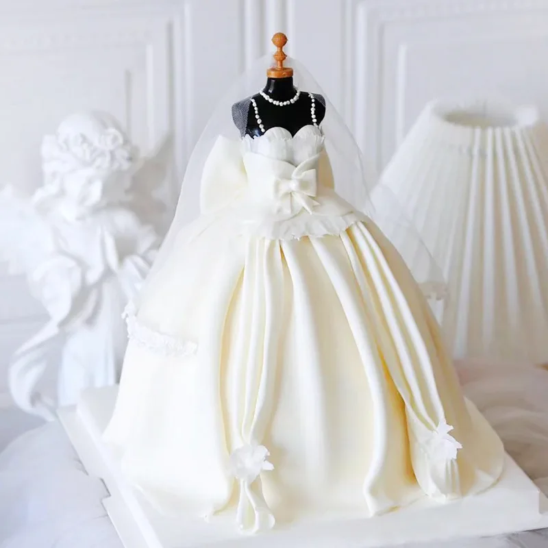 Hochzeit Bridel Mannequin Aufhänger Kuchen Topper Valentinstag Jahrestag Party Kuchen Dekoration Dessert Backzubehör