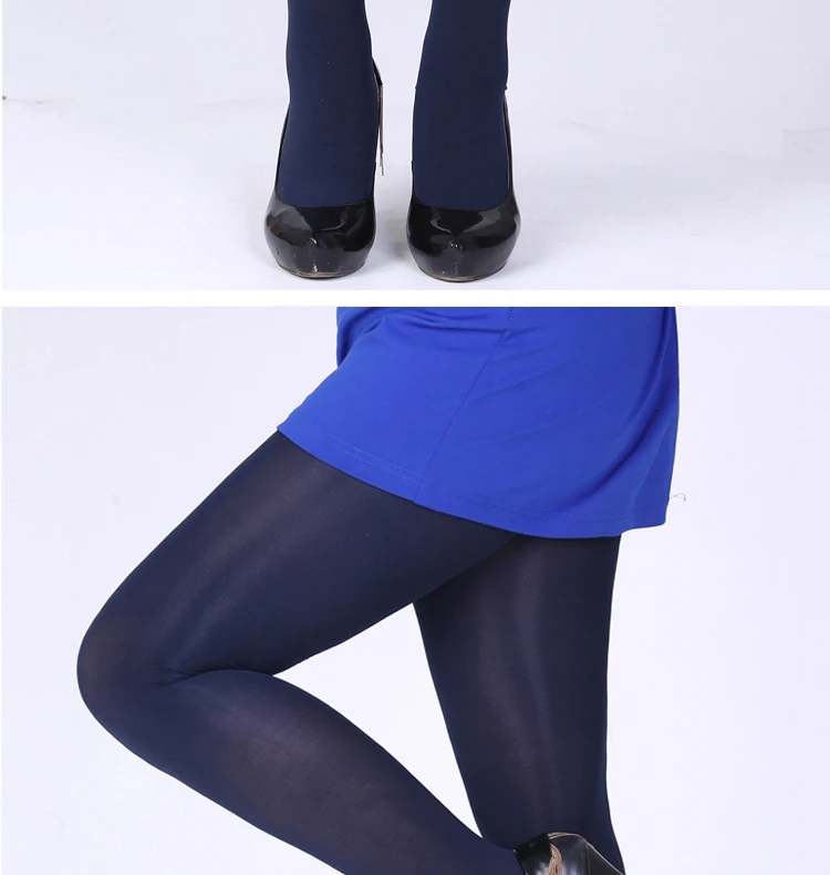 Frauen Winter Dicke Strumpfhosen Plus Größe Neue 600d Anti Haken Reißen Strumpfhosen Beständig Super Elastische Große Opaque Farbe Weibliche 2023 – Detail 15