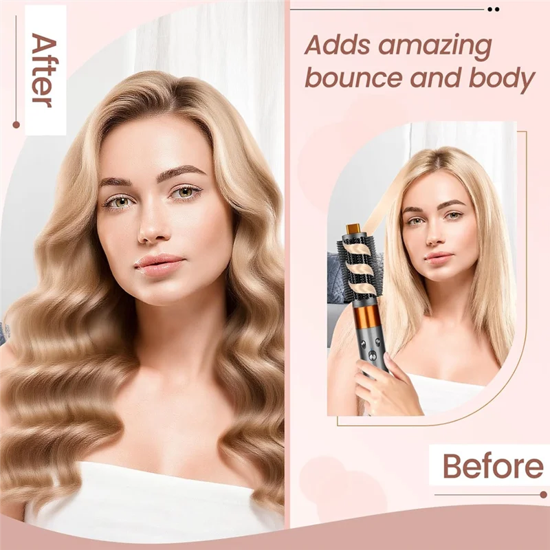 ABZA-объемная круглая насадка-щетка для Dyson Airwrap HS01 HS05 HS08/Airwrap Coanda 2X для укладки прямых волнистых вьющихся волос