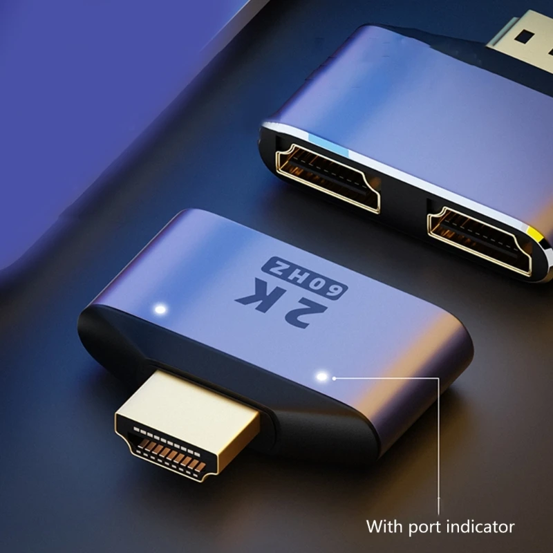 HDMI-compatible Splitter Adapter Cable 1 in 2 Out HDM-compatible Male to Dual Female 1 to 2 Way for LCD TV Box PS3 Laptop