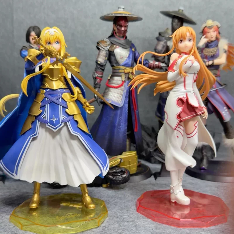 

In Stock Genuine Cantabile Sword Art Online YūKi Asuna Asada Shino Alice·Synthesis·Thirty Leafa 20cm Pvc Anime Collectibles Toy