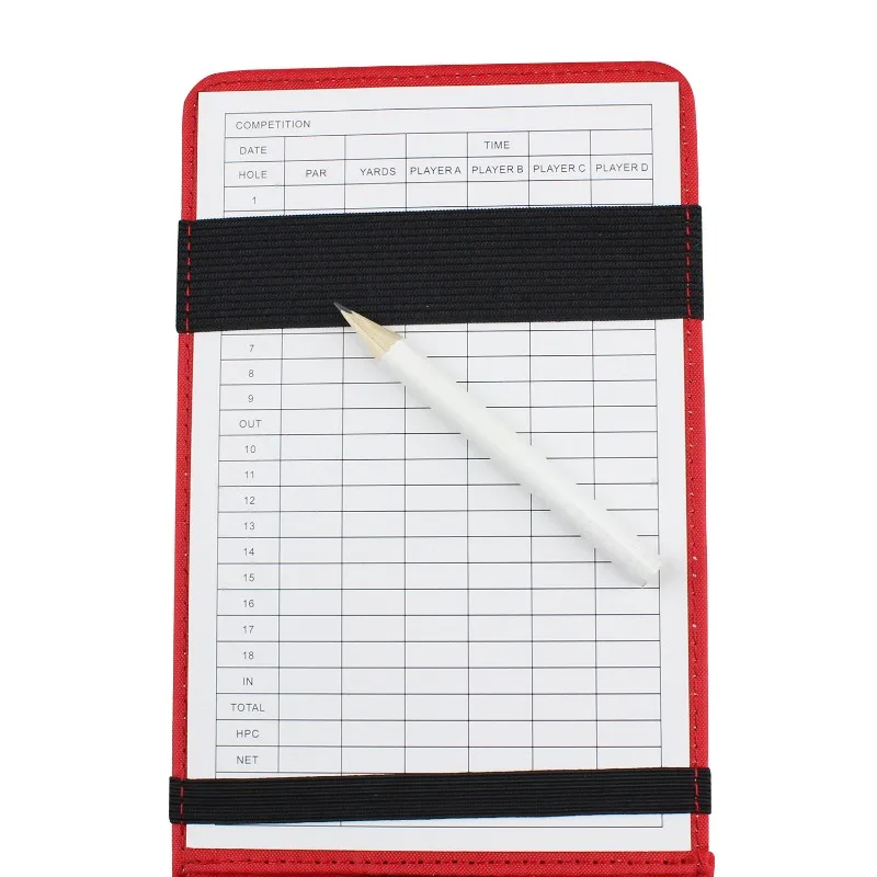 1 قطعة التمويه جولف بطاقة النتائج أكسفورد القماش جولف بطاقة النتائج دورة المنافسة بطاقة النتائج لوازم الغولف