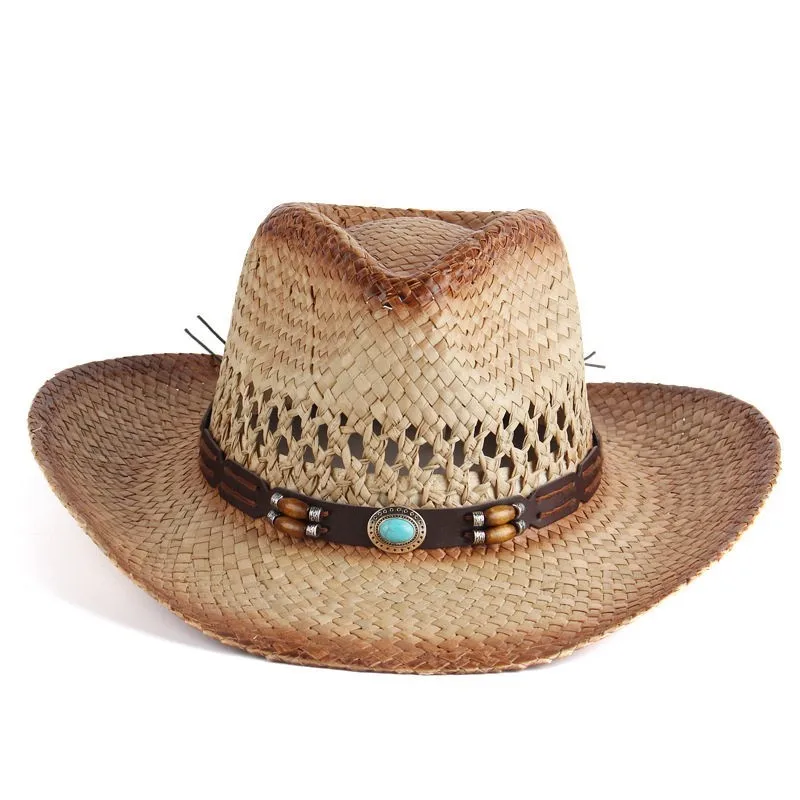 The new fringed belt grass hat is suitable for both men and women providing shade breathability