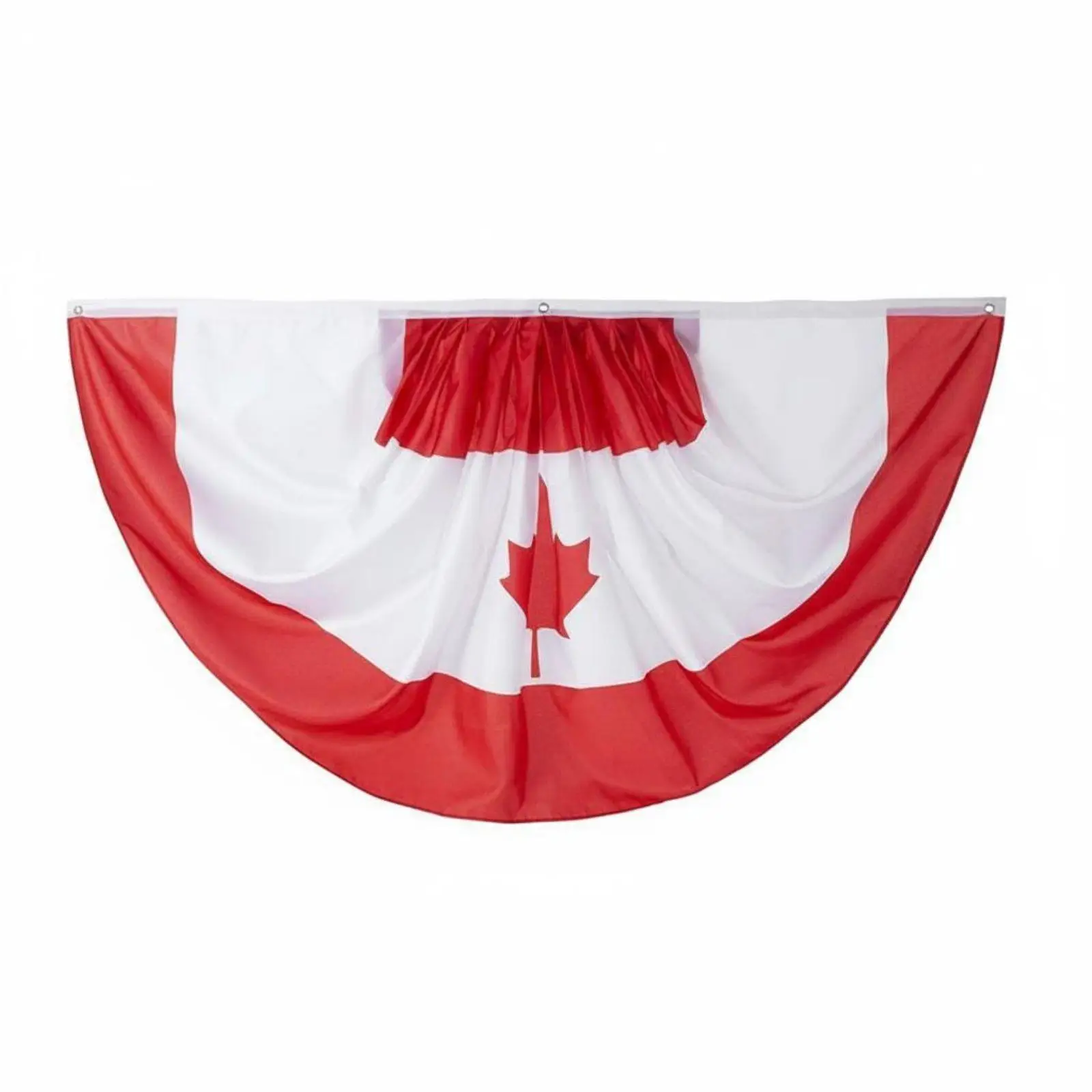 Fan Flag Event Ready Maple Leaf Supporter Set Indoor Outdoor Polyester for Canada Festivals