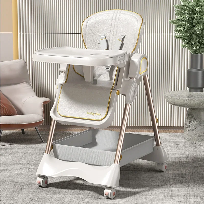 Multi Functional High-end Children's Dining Chair Foldable Portable Baby Dining Chair Adjustable Baby Dining Chair