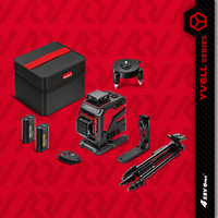 YEVOLT YVGLL4XS16 4D 360°16-Line Trade Laser Level ProGrade Self-Leveling Carpet Installation Baseline High Precision 30m Range