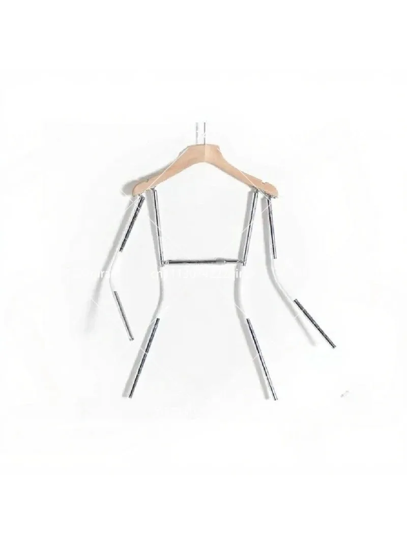 Clothing Photography Props Telescopic Hanger Tops Shooting Modeling Rack Invisible Hanger for Display