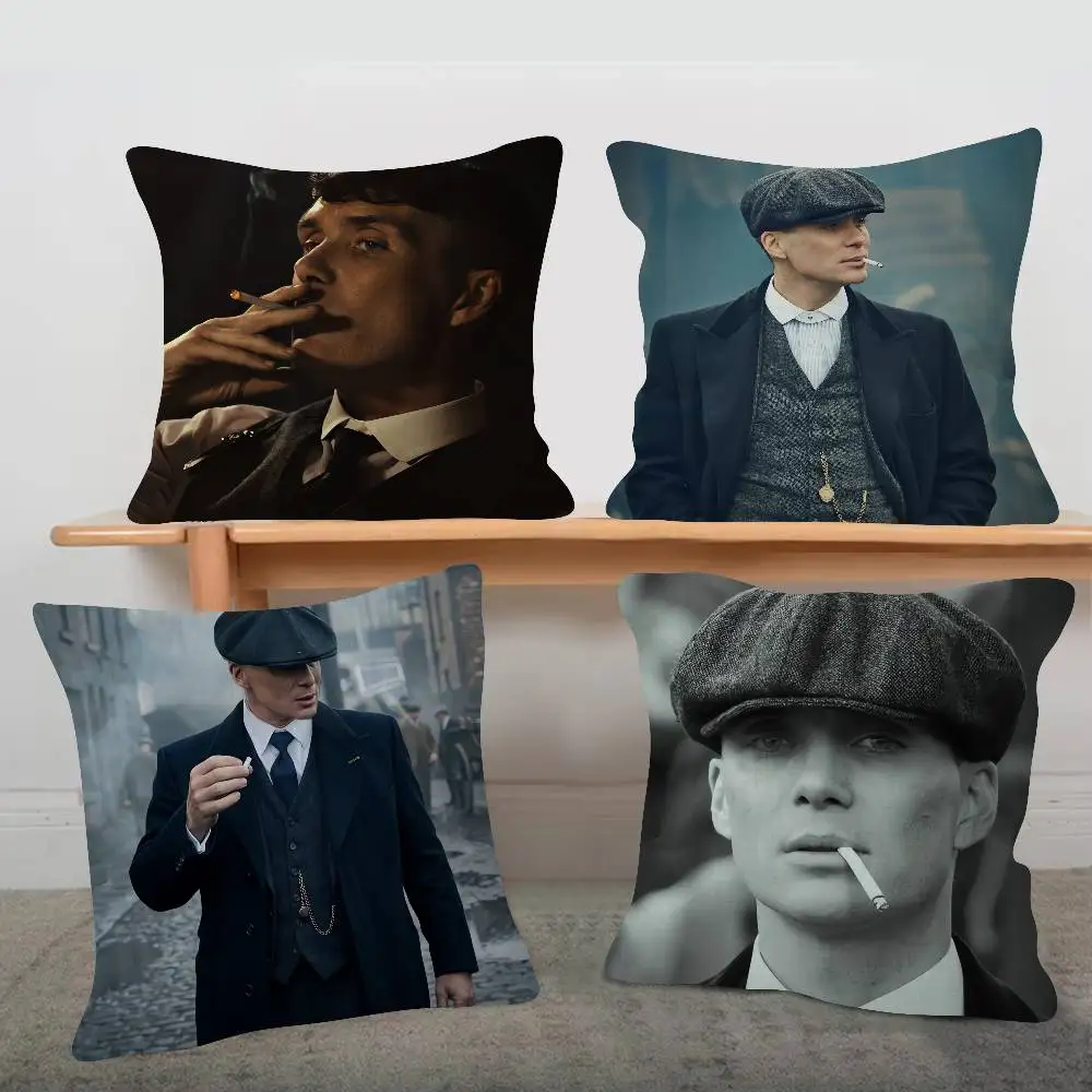 TV Drama Peaky Blinders Cute Cartoon L Game Cushion Cover Pillowcase Upholstery Sofa Throw Pillow Home Decor Pillowcas