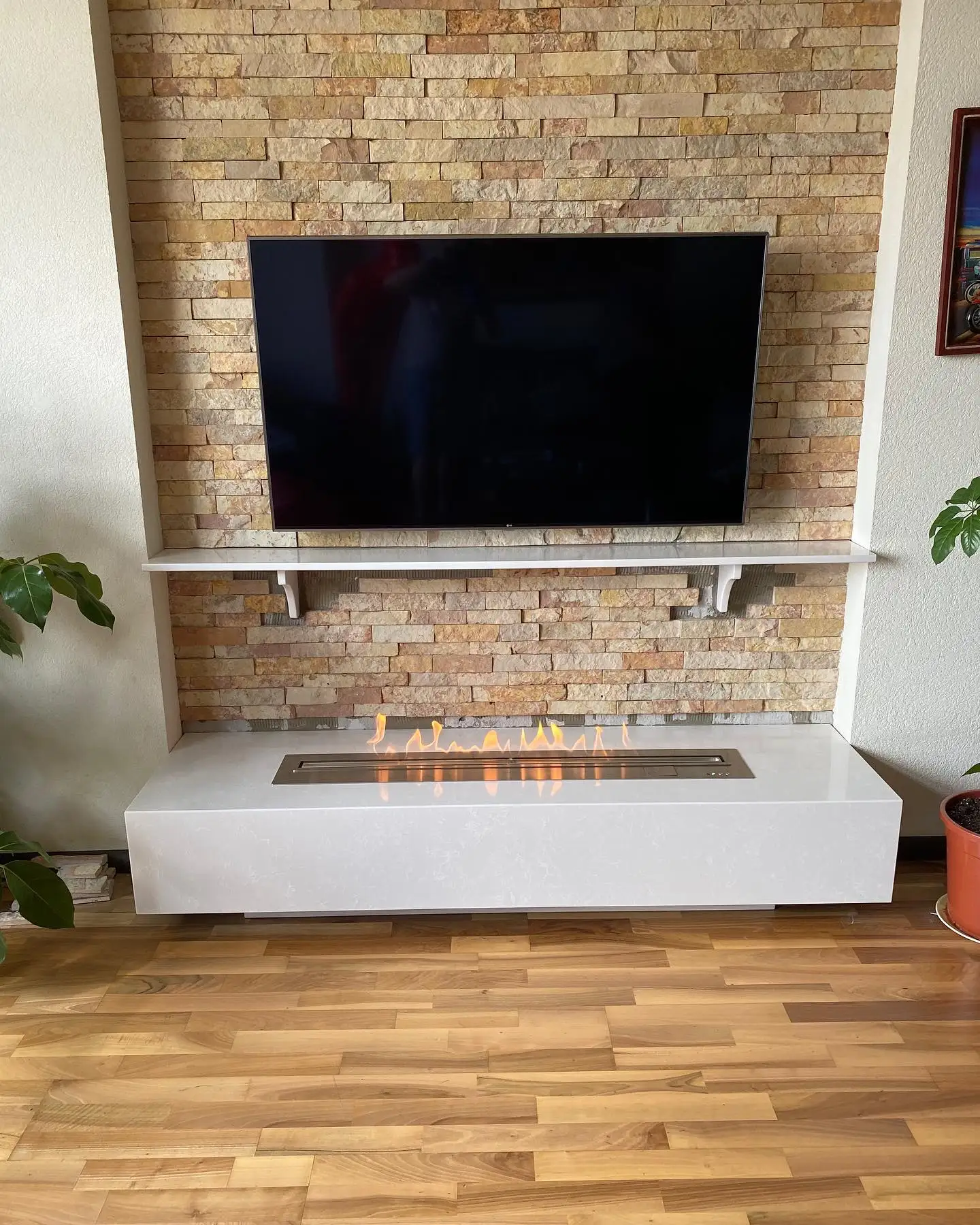 Inno-Fire 48 Inch  Fireplace Heater Bio Ethanol Indoor Fireplace view 5