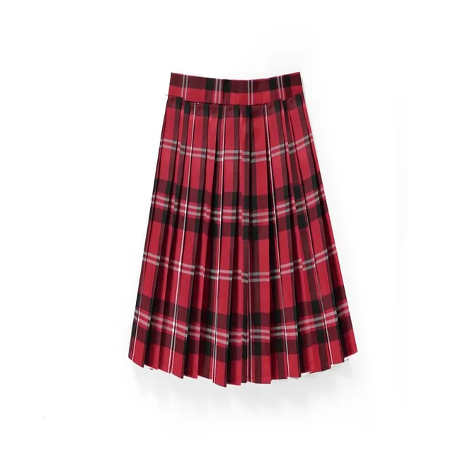 60CM Length High Waist Pleated Skirt Ladies Summer Clothes Women A Line Harajuku Korean Black Midi Skirt For School Girl Uniform 3 60CM Length High Waist Pleated Skirt Ladies Summer Clothes Women A Line Harajuku Korean – view 3