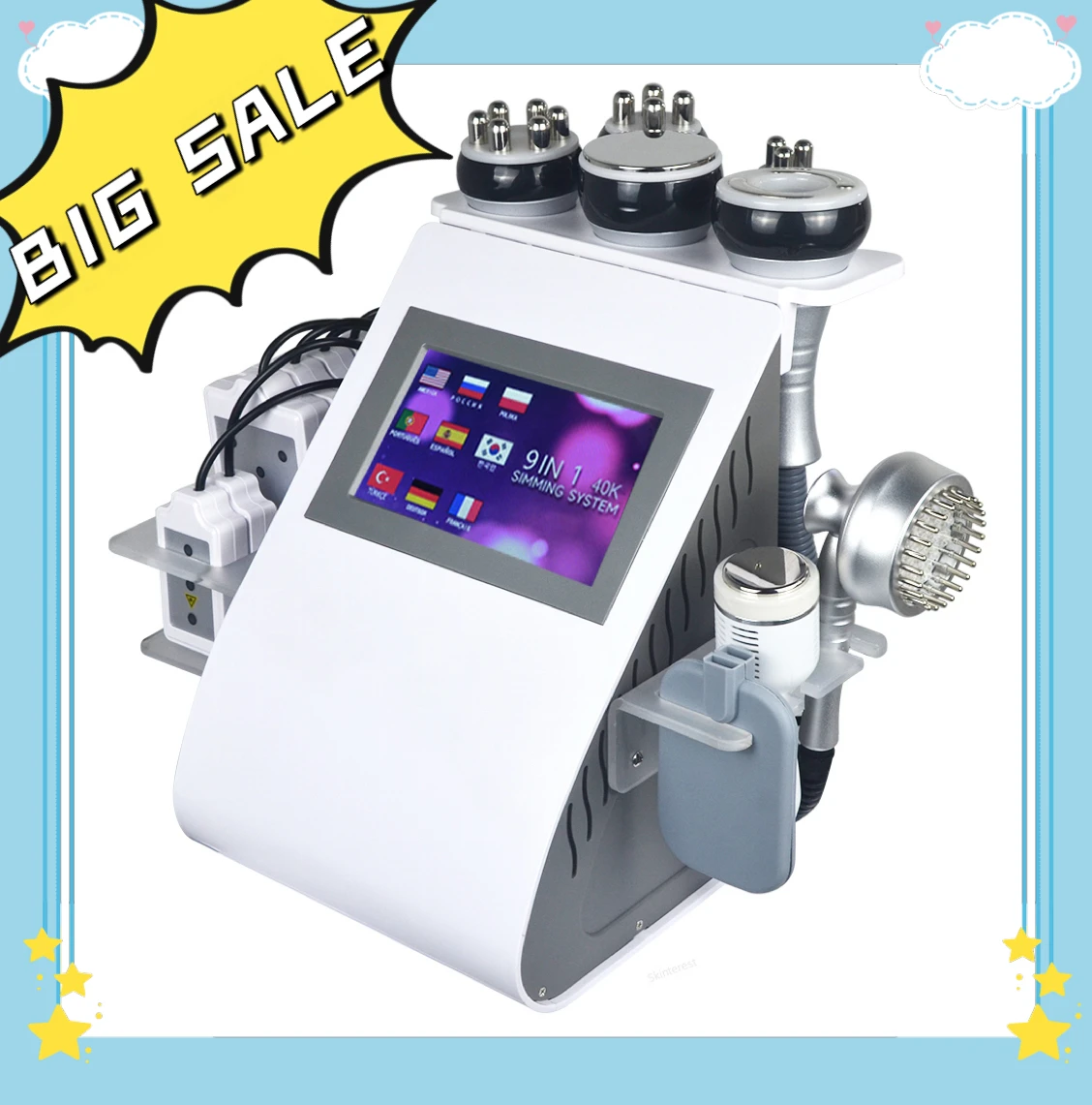 Nourishbelle 9-in-1 40k KIM 8 Cavitation Machine Slimming Fat Burning Firming and Skin Beauty Tools Shipped Locally from the UK