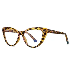56638 Fashion Cat Eye Anti Blue Computer Glasses Men Women High Quality Spring Hinge Optical Spectacle Frame
