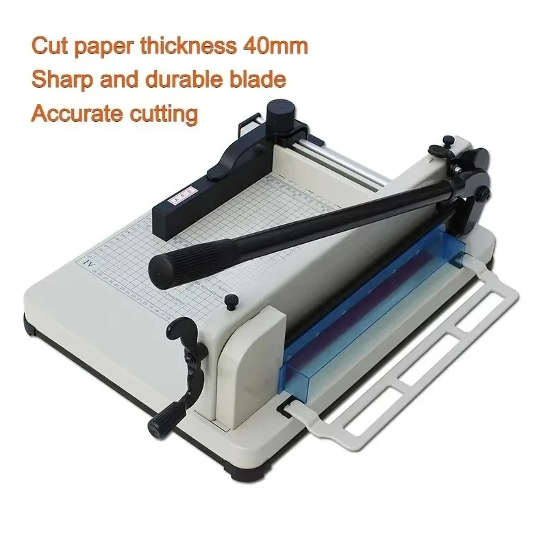 1PC Heavy-duty Paper Manual Photo Cutting Blade Extended Handle Easy Operation Maximum Thickness 4cm High Hardness 858A4