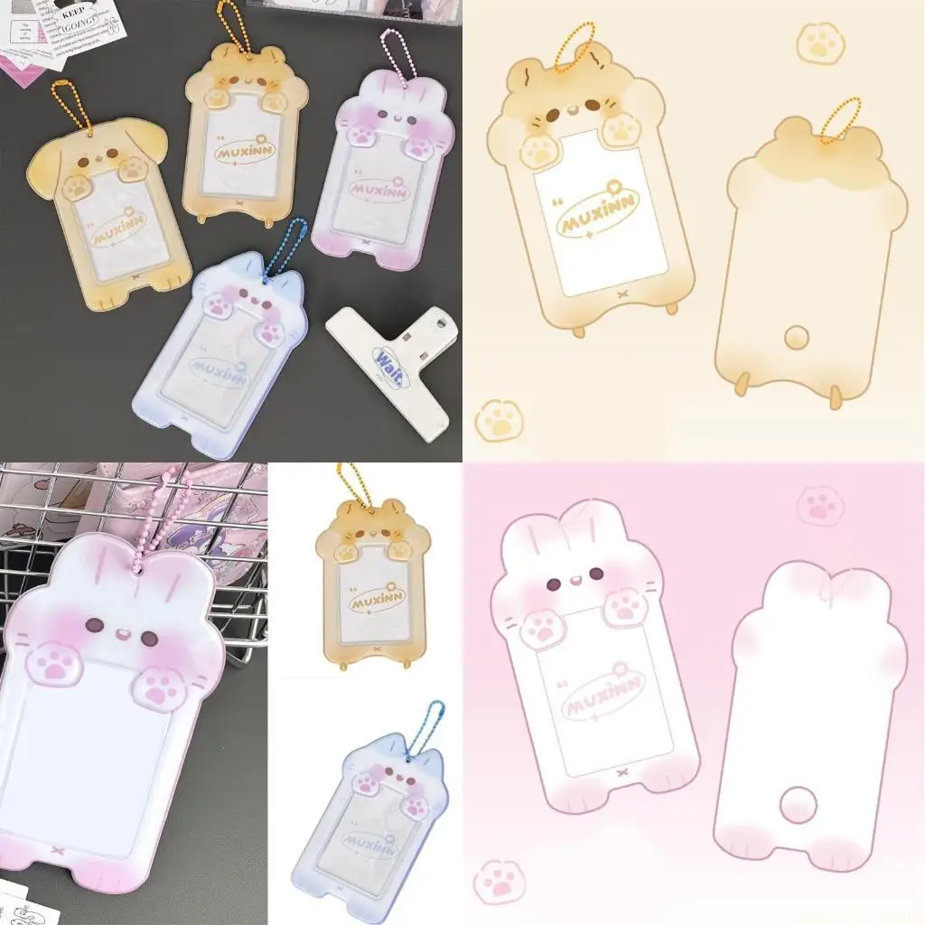 

X90D Fun Shaped Card Case Photocard Holder Bus Cards Sleeve for Card Collectors