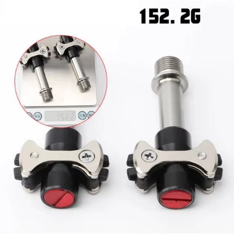 Ultra-Light 3 Bearings Bicycle Lollipop Pedal Titanium Alloy Road Lock Shoe Card with Self-Locking Feature