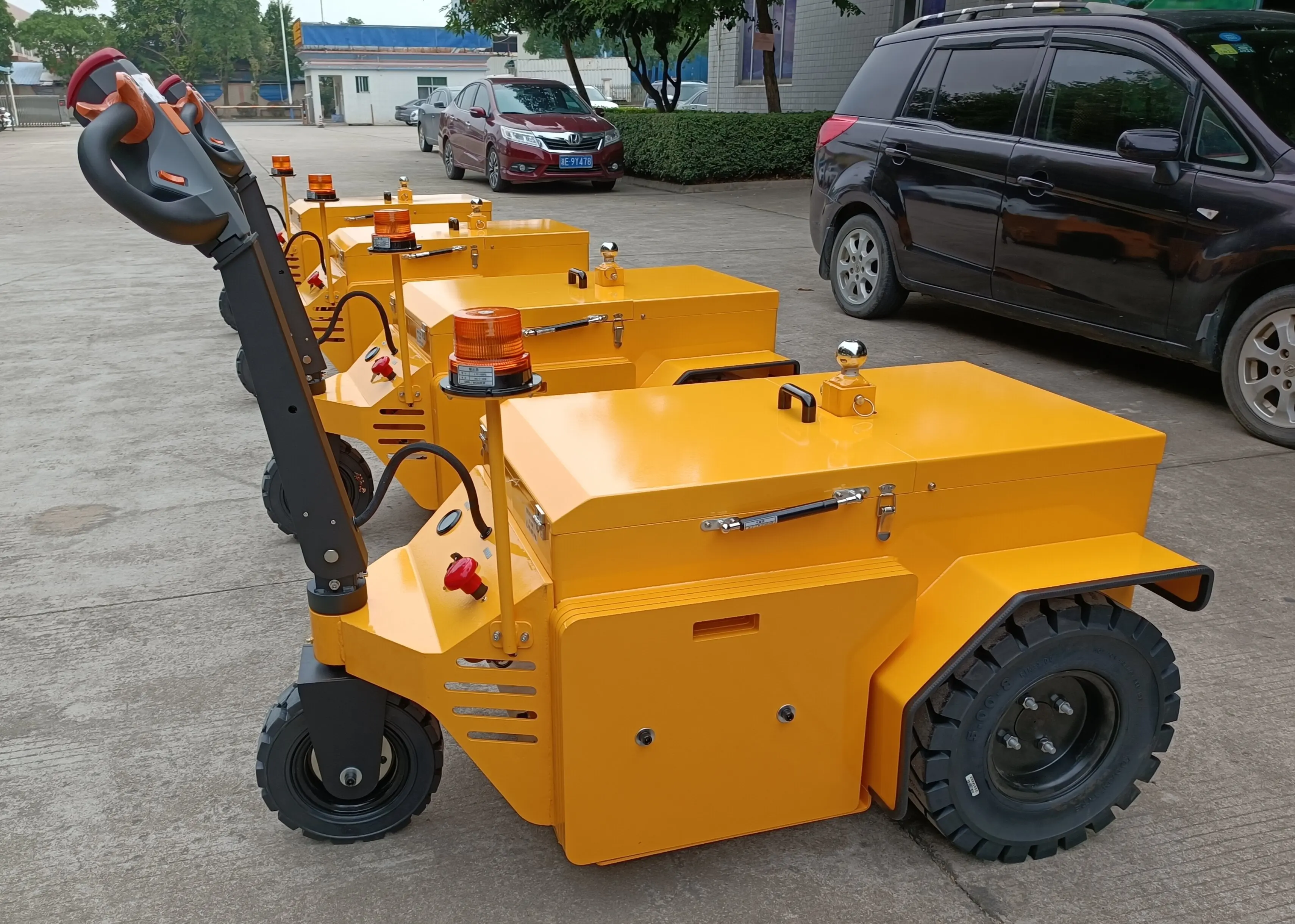 Electric Trailer Trolley Utility Dolly Electric Three Wheeled Car Tow Tug Dolly Tow Truck Electric Towing Tractor