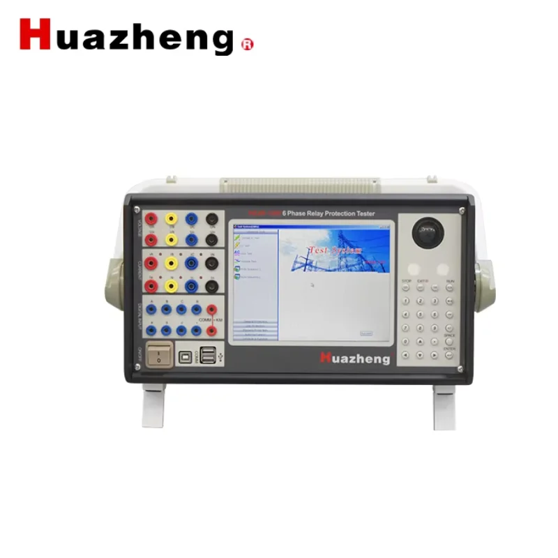 Electric HZJB-1200 Secondary Current Injection Electrical Testing Device High Accuracy 6 Phase Relay Test Set