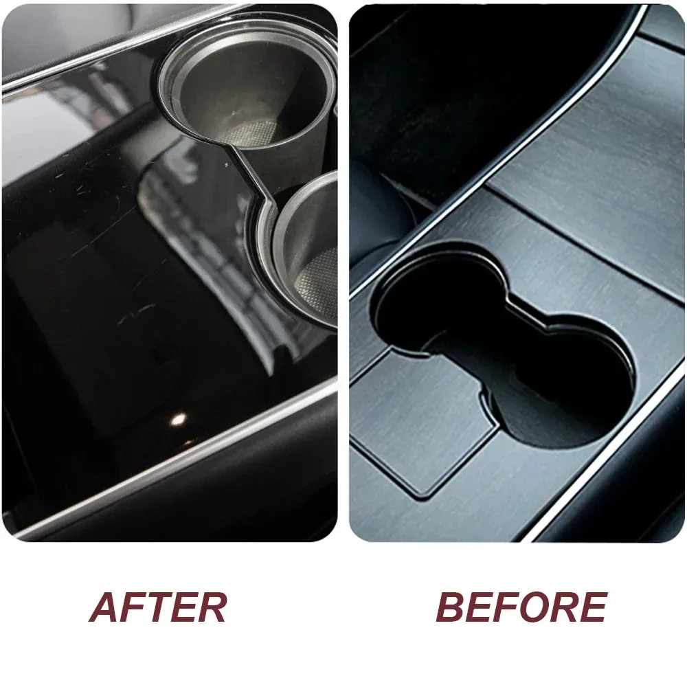 Car Center Console Sticker Wrap Cover Interior Decoration Wrap Central Control Panel Protective Patch For Tesla Model3 2017-2022