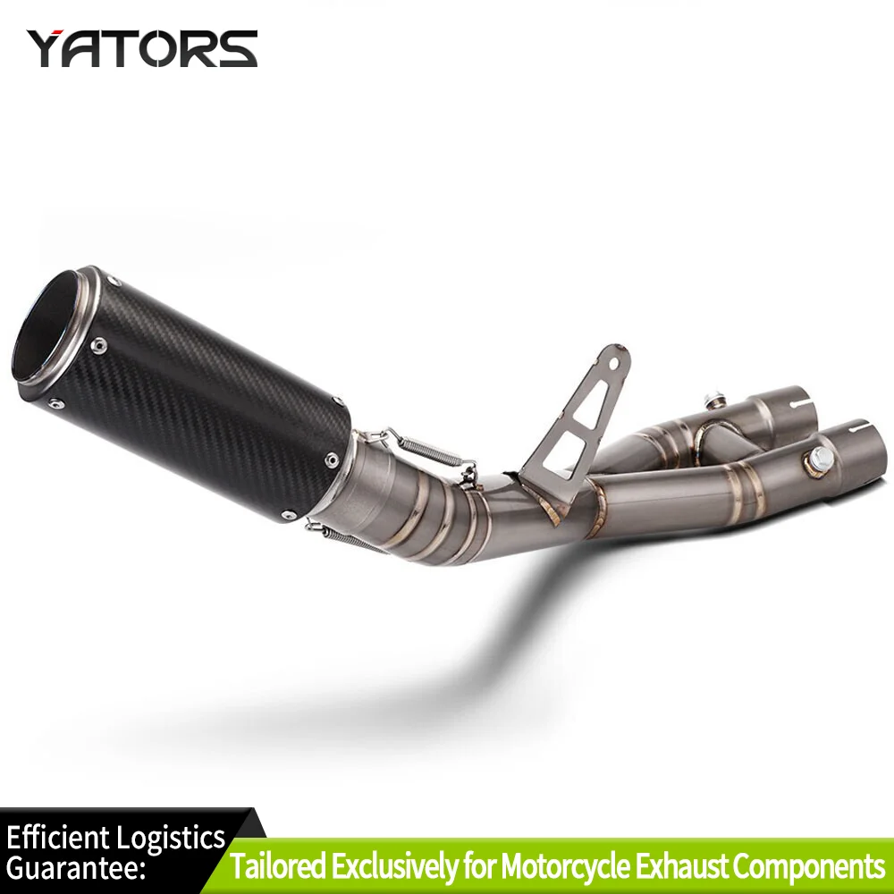 

Exhaust Systems For Yamaha MT-10 R1 2015-2023 Titanium System Exhaust Link Pipe Carbon Muffler Exhausts Pipes