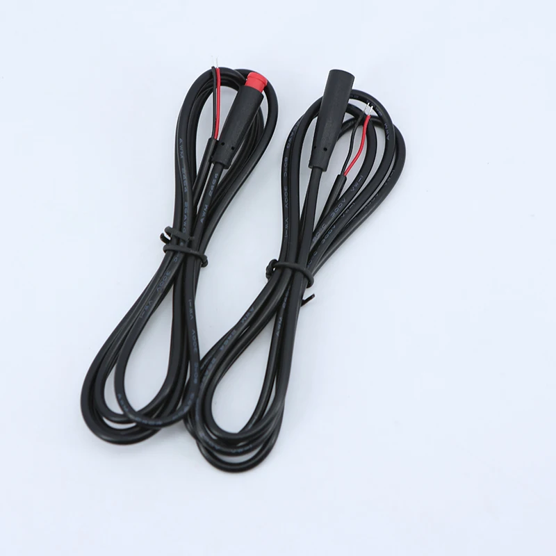 Cable de señal para bicicleta eléctrica, conector macho-hembra de 6 mm, 1 m, resistente al agua, M6, 2, 3, 5 pines, para scooter, sensor de señal.