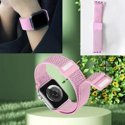 18/20/22mm Elastic Strap for Samsung Watch 4/5/6/Apple watch Bands 44mm Sport Replacement Bracelets with Magnetic buckle