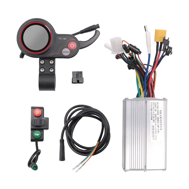 NEW HOT In Stock-48V 25A Electric Scooter Controller Dashboard Kit With TF-100 Display+Switch Button For KUGOO Electric Scoot