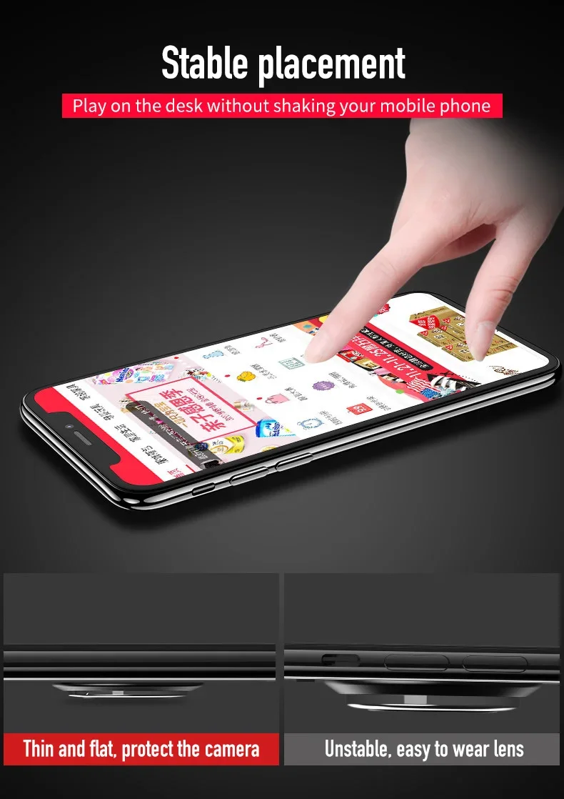 Universal Finger Ring Holder Stand Mobile Phone Luxury Rotatable Phone Back Sticker Holder for IPhone Samsung Xiaomi