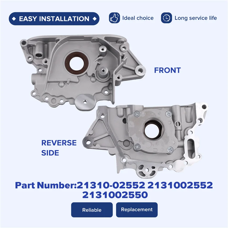 

Oil Pump Engine Assembly 21310-02552 2131002550 2131002552 For Hyundai ATOS I10 Kia Picanto 2003- 2013 Cars Car