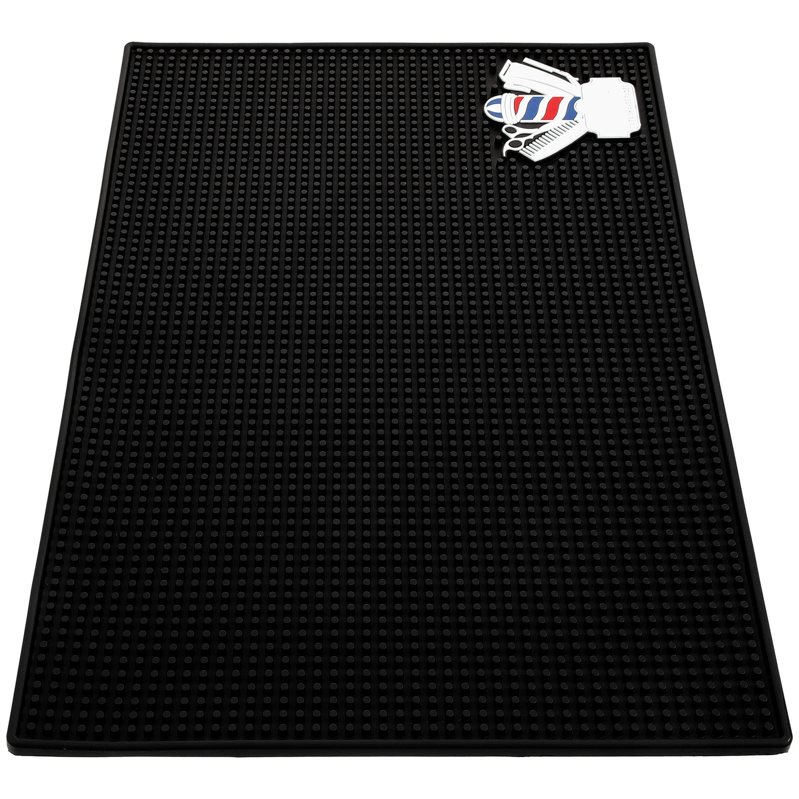 

Silicone Storage Pad Barber Organizer Rectangle Mat for Station Salon Hair Stylist Tool Placement Non Slip Durable Classic Color
