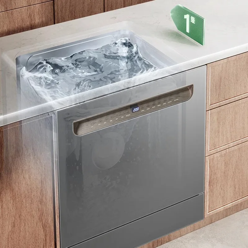 الاستخدام المنزلي التلقائي بالكامل، تجفيف الهواء الساخن المطابق تمامًا، غسالة أطباق مدمجة مكونة من 12 مكانًا
